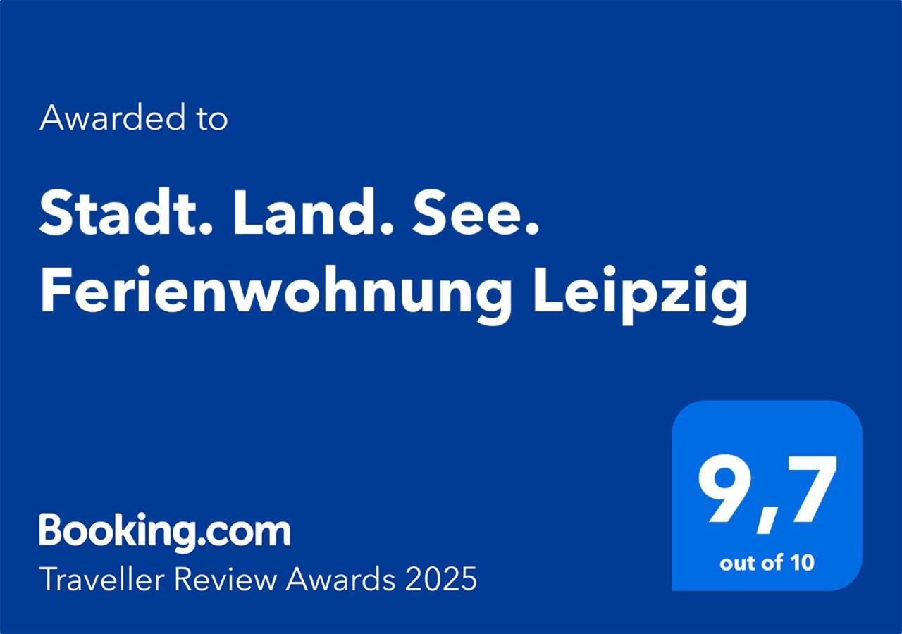 Stadt. Land. See. Ferienwohnung Leipzig Eksteriør billede
